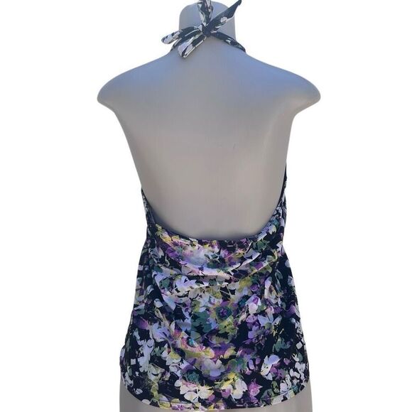 ASSETS By Sarah Blakely Spanx Swim Tankini Women's XL Multicolor Floral Halter - Picture 7 of 13